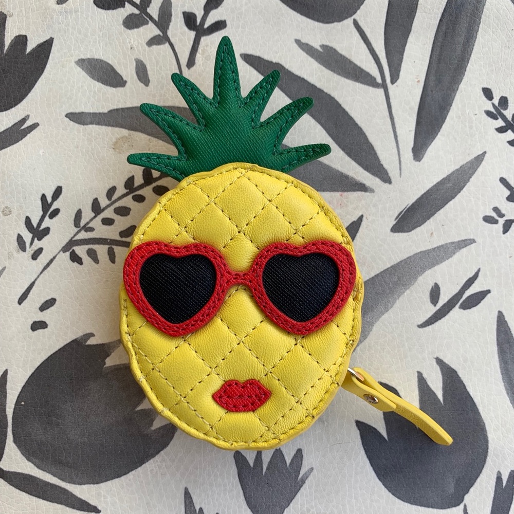 Kate spade pineapple coin purse